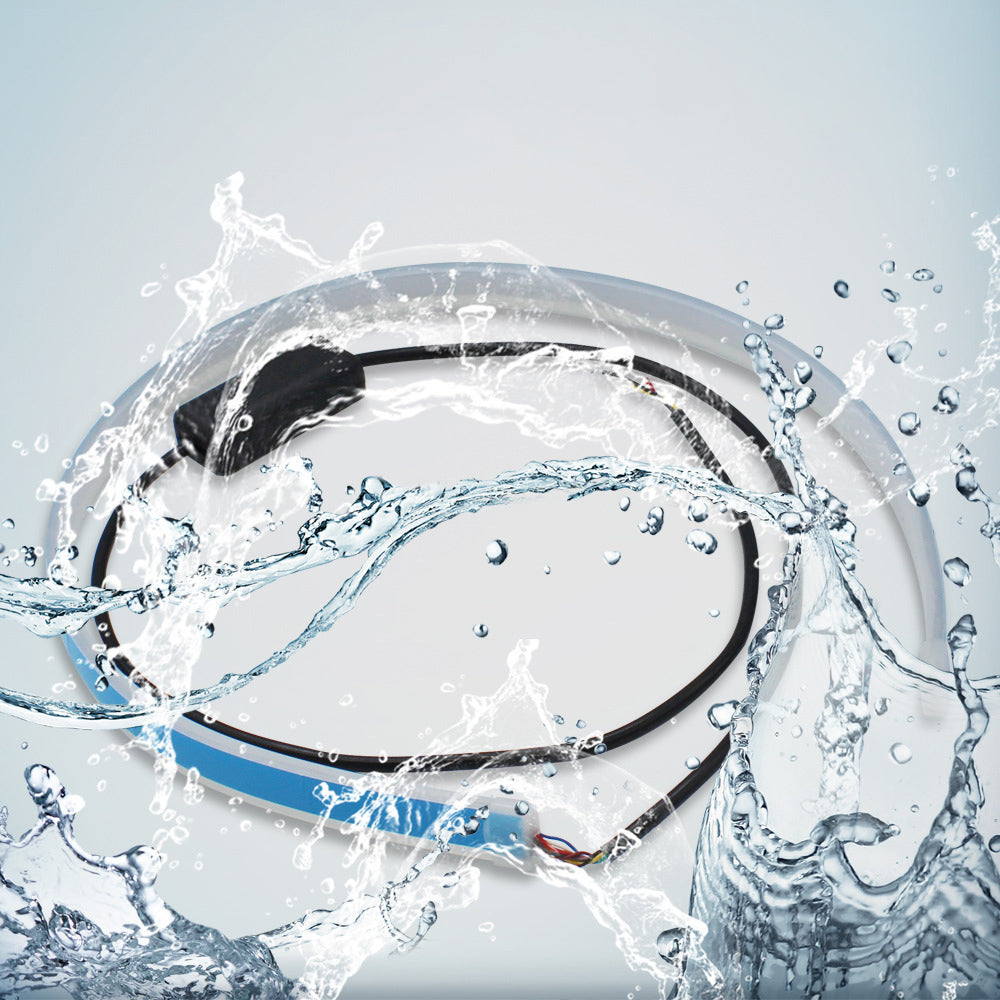 LED DRL CAR LUCES DIURNAS DE GIRO AUTOMÁTICA IMPERMEABLE IMPERMEABLE FAROS LATERALES DE FRENO AMARILLO ACCESORIOS DE LUZ PARA AUTOMÓVIL